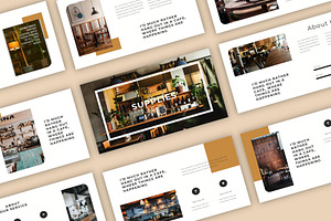 Supplies - Cafe PowerPoint Template