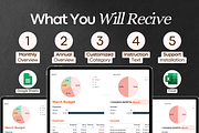 Monthly Budget Spreadsheet, a Templates & Theme by vitalinagerman (Thumbnail 6 of 11)