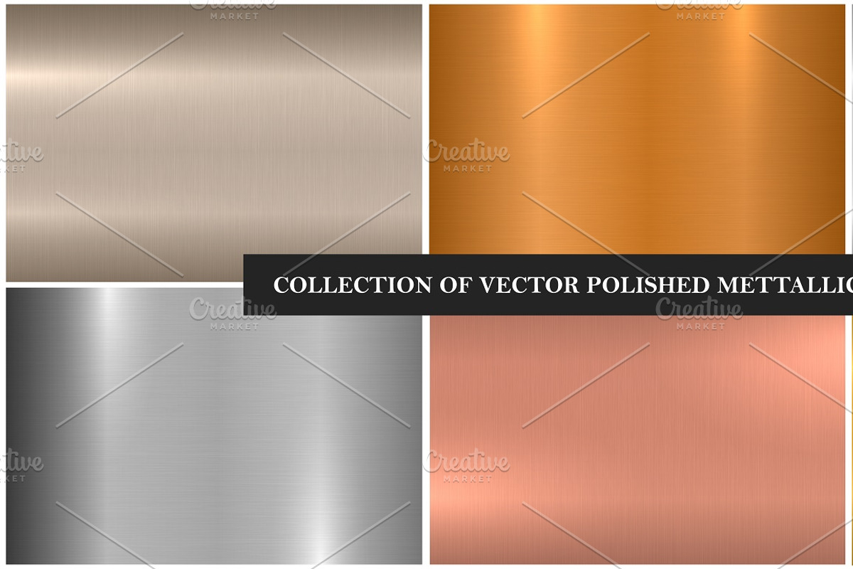 Vector polished metallic textures, a Texture Graphic by ExpressShop