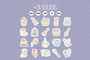 Pastel Garden Clipart, a Work Illustration by Palau (Thumbnail 10 of 10)