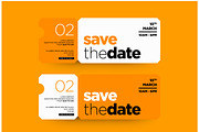 Save The Date Invitation Template, a Background Graphic by Orange Graphics (Thumbnail 2 of 2)