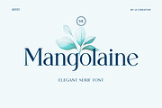 Mangolaine Elegant Serif Font, a Serif Font by UICreative (Thumbnail 1 of 13)