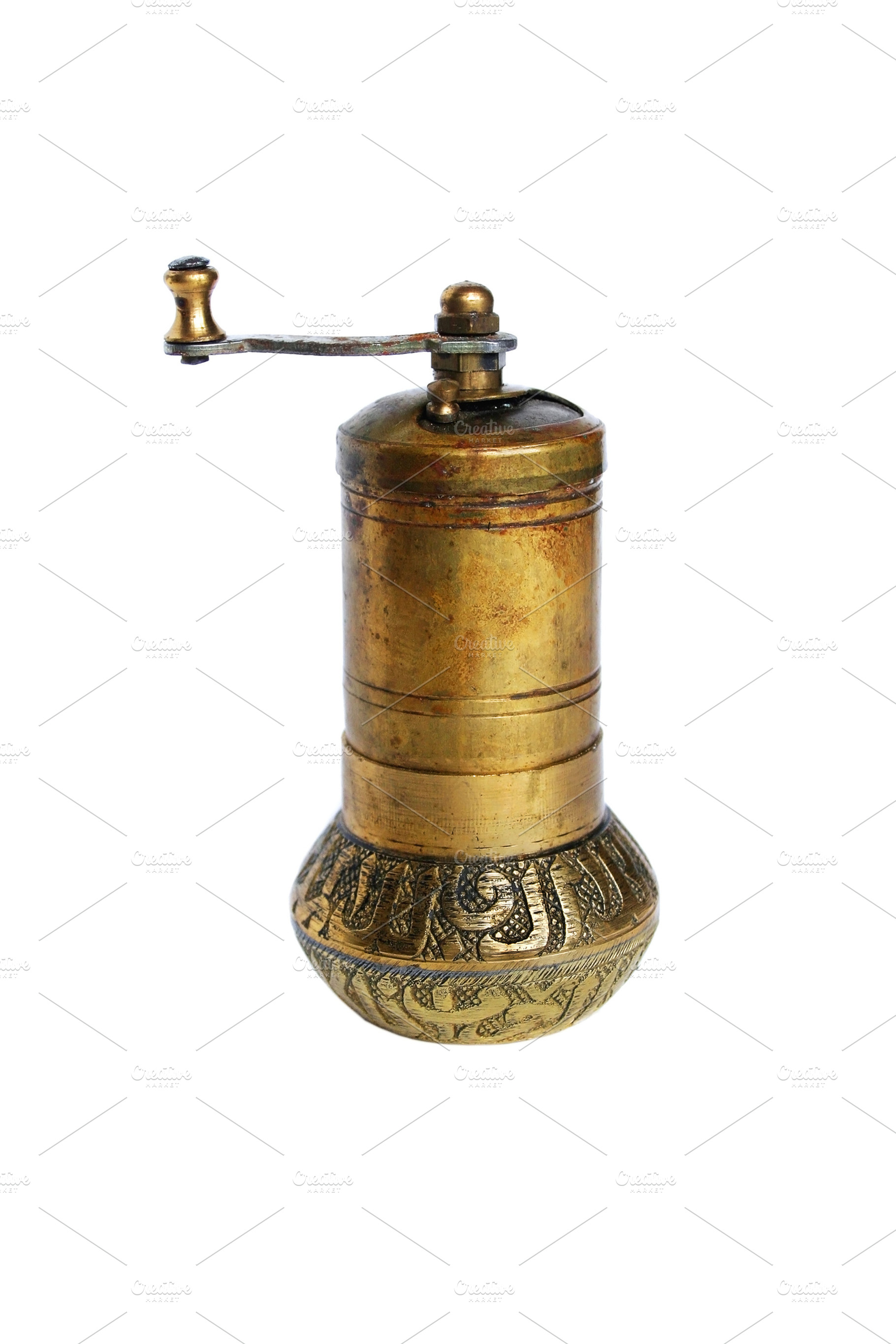Kitchen handmill for pepper isolated, a Photo by saiko3p