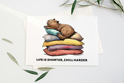 Quirky Rainforest Animals, an Animal Illustration by PaintPixelCo (Thumbnail 15 of 19)