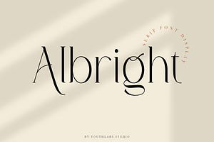 Albright Modern Typeface Serif