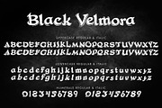 Black Vilmora, a Blackletter Font by Yoga Letter (Thumbnail 7 of 7)