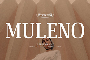 Muleno Slab Serif Font