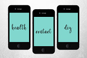 TEXT Theme Instagram Icons, a Social Media Template by Rachel Harper Designs (Thumbnail 5 of 8)