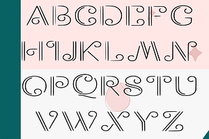 CURLY & WAVY FONT