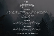 Wellaway, a Script Font by Greg Nicholls (Thumbnail 7 of 7)