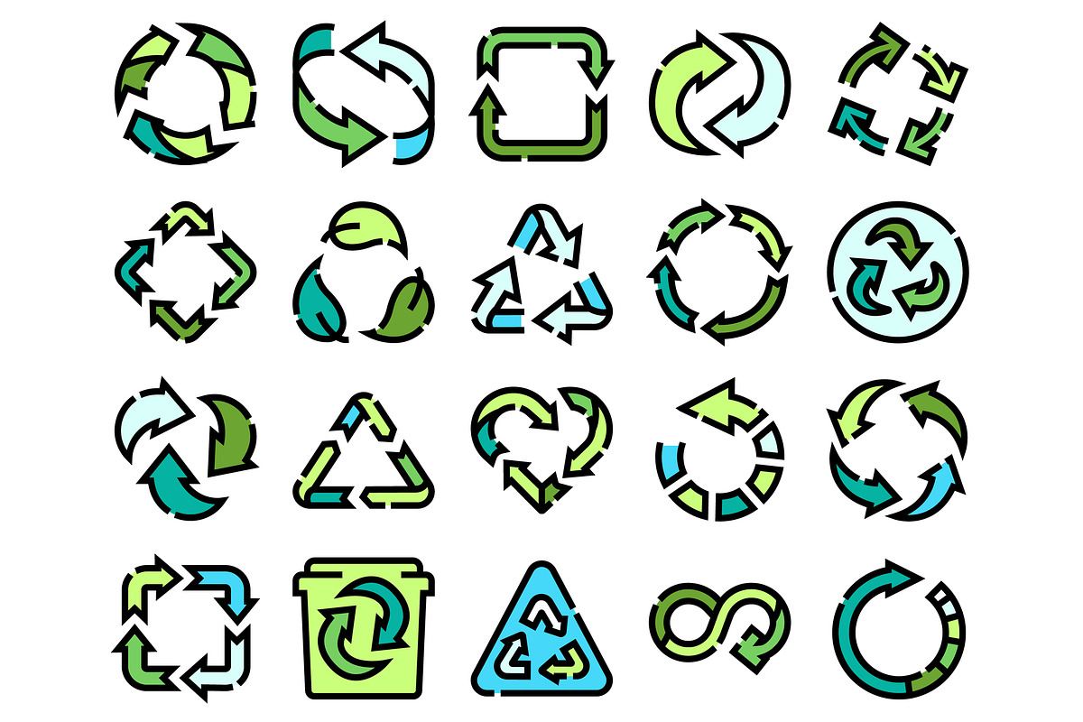 Recycling symbols and arrows for, an Object Graphic by pikepicture (Photo 2 of 3)