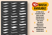 40+ Procreate Lettering Brushes, a Brush Add-On by Nurmiftah (Thumbnail 2 of 18)