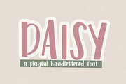 Daisy A Handwritten Font, a Sans Serif Font by Dansie Design (Thumbnail 1 of 7)