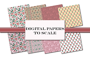 Lilac & Rose Bohemian Patterns, a Pattern Graphic by RachelStudio (Thumbnail 6 of 10)