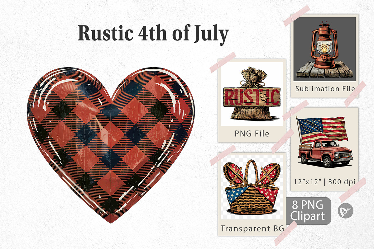 Rustic 4th of July, a Graphic by Artnoy (Photo 1 of 5)