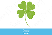Shamrock Cut Files and Clipart, an Illustration by SavanasDesign (Thumbnail 4 of 5)