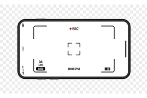 Focus of Camera Viewfinder, an Object Illustration by Vector Creator