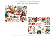Family Holidays Digital Paper, a Pattern Graphic by GlamArtZhanna (Thumbnail 2 of 4)