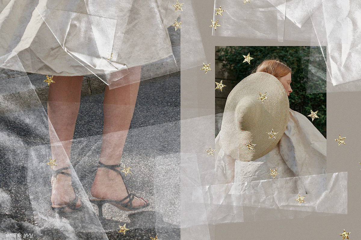 STARDUST & RICE Star & Paper Overlay, a Texture Graphic by ana & yvy (Photo 10 of 13)