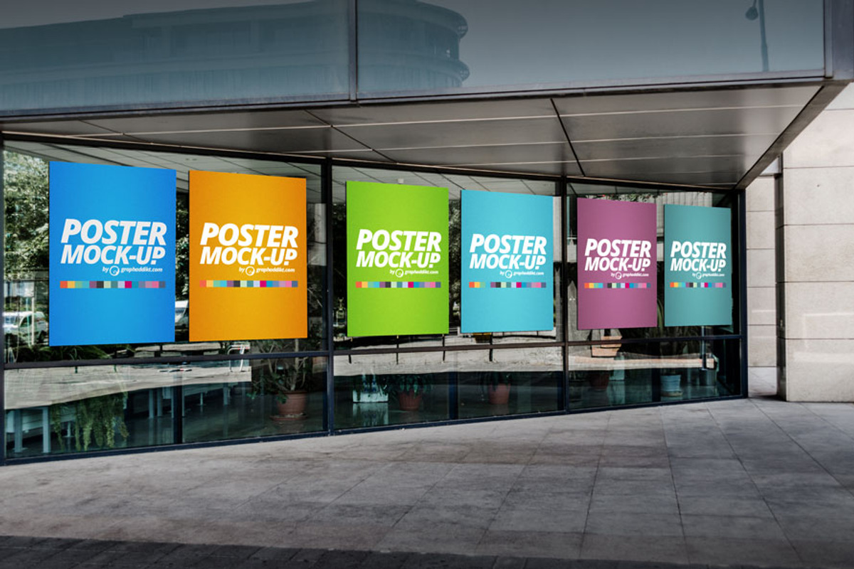 Billboard & Poster mockups, a Print Template by graphaddikt (Photo 5 of 5)
