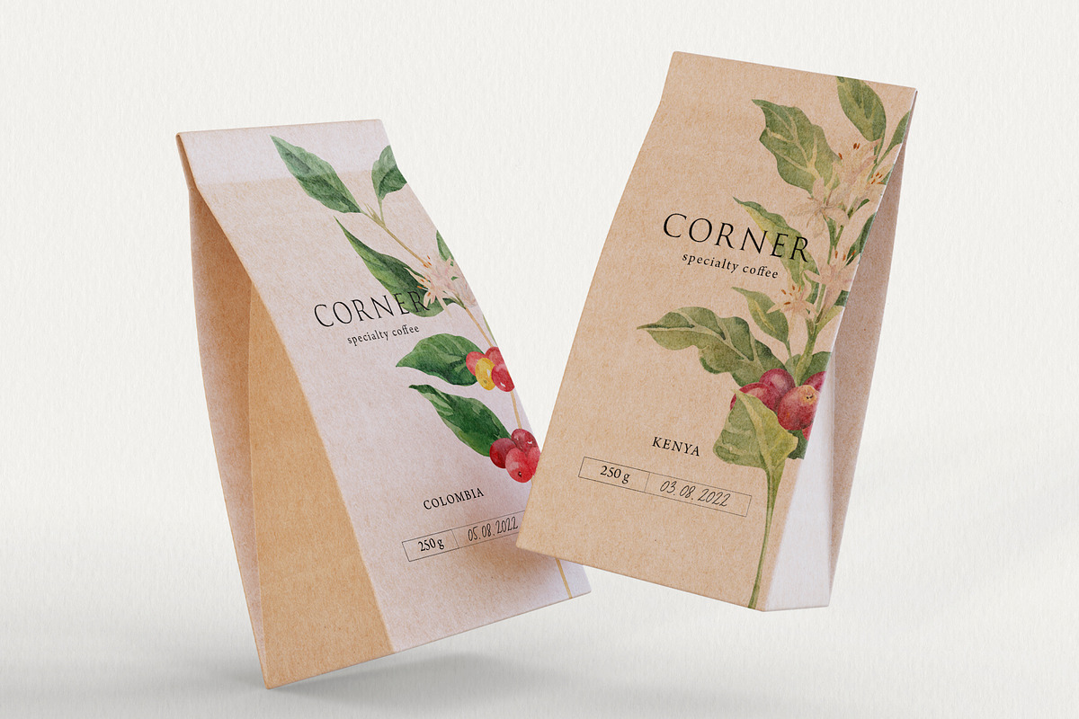 Coffee Corner watercolor, a Food Illustration by Volha Studio (Photo 3 of 11)
