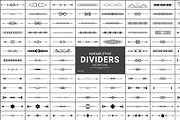 Geometric Lines Divider Designs, a Marketing Template by Photoshop Action (Thumbnail 1 of 13)