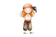 Prompt Hand Drawn Children Clipart, a Decorative Illustration by Creative design (Thumbnail 7 of 7)