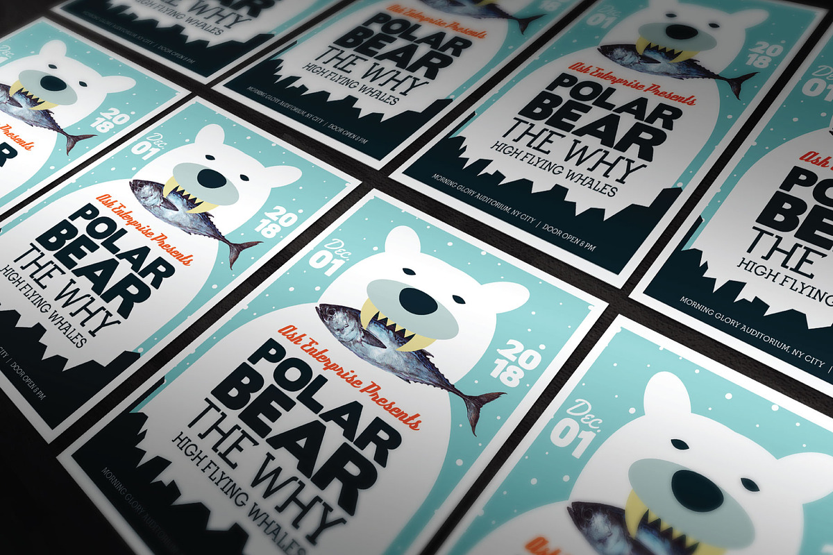Polar Bear Winter Flyer, a Flyer Template by ashenterprise (Photo 3 of 3)
