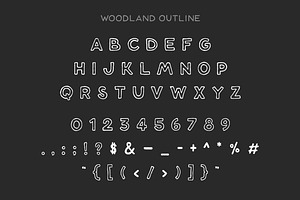 Woodland Font