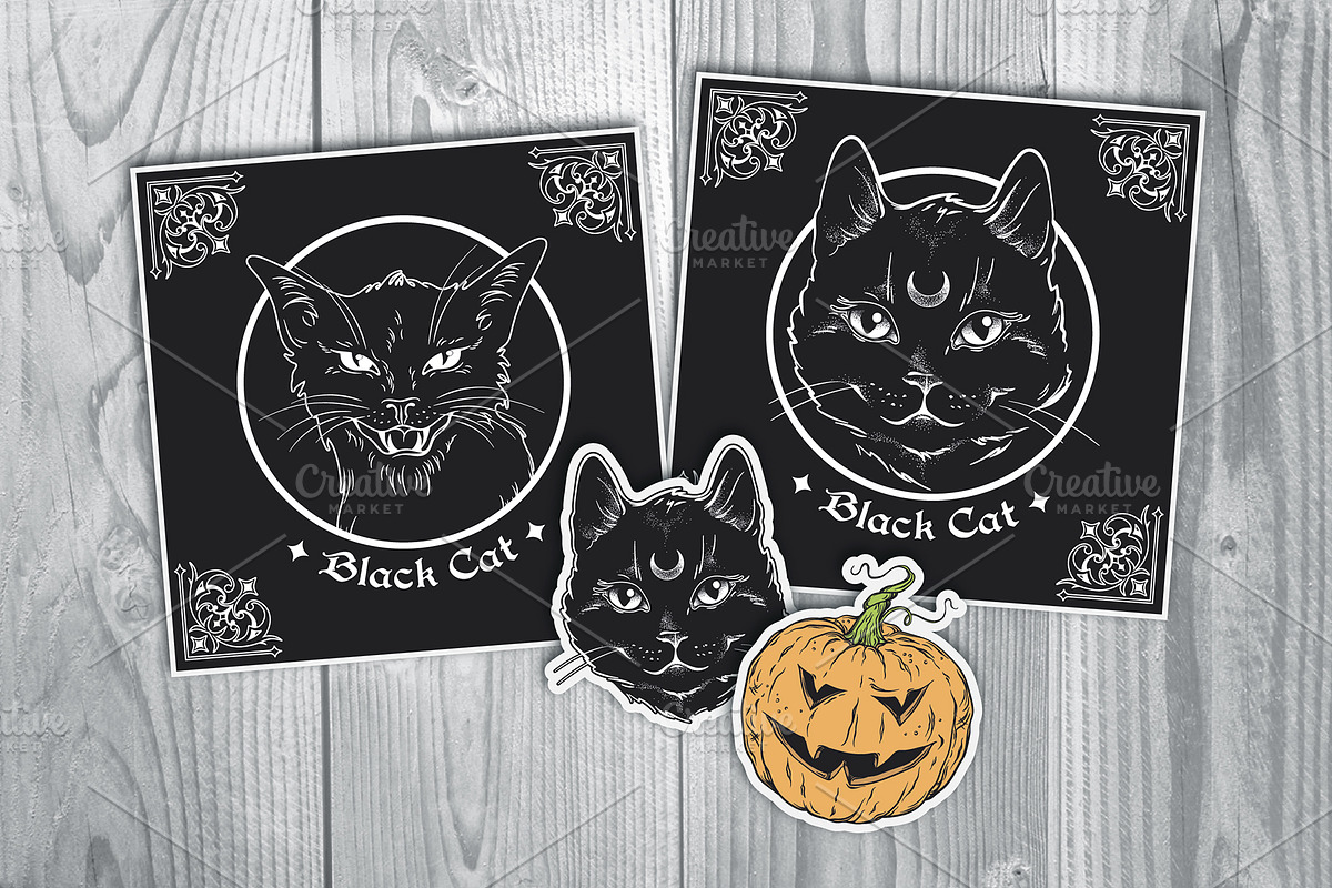 Black Cat, an Animal Illustration by Croisy (Photo 5 of 5)