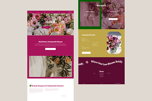 Florae Florist Squarespace Template