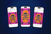 Pink Retro Cinco de Mayo Flyer Set, a Flyer Template by The Good Store (Thumbnail 2 of 2)