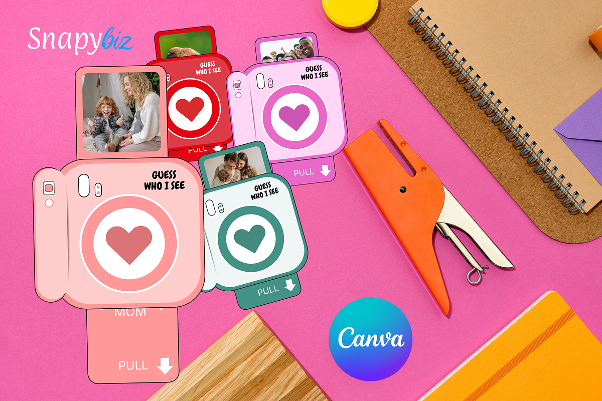 Printable Pull Out Photo Card Canva, a Card Template by Snapybiz (Photo 3 of 11)