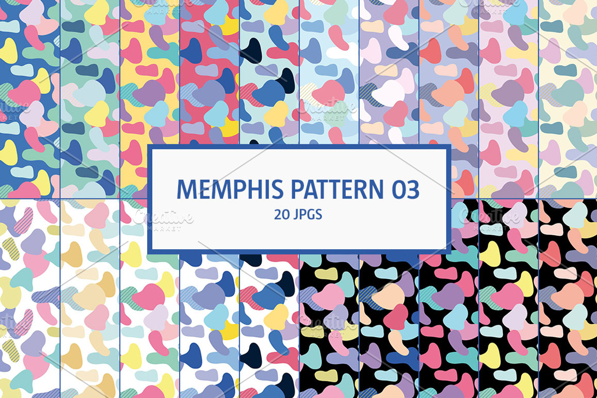 MEMPHIS STYLE, a Pattern Graphic by BÉZIER SQUAD (Photo 5 of 9)