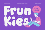 Frunkies – Chunky Bold Font, a Sans Serif Font by Pixesia Studio (Thumbnail 1 of 15)