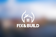 Fix&Build Logo Template, a Branding & Logo Template by SymonDesign (Thumbnail 3 of 3)