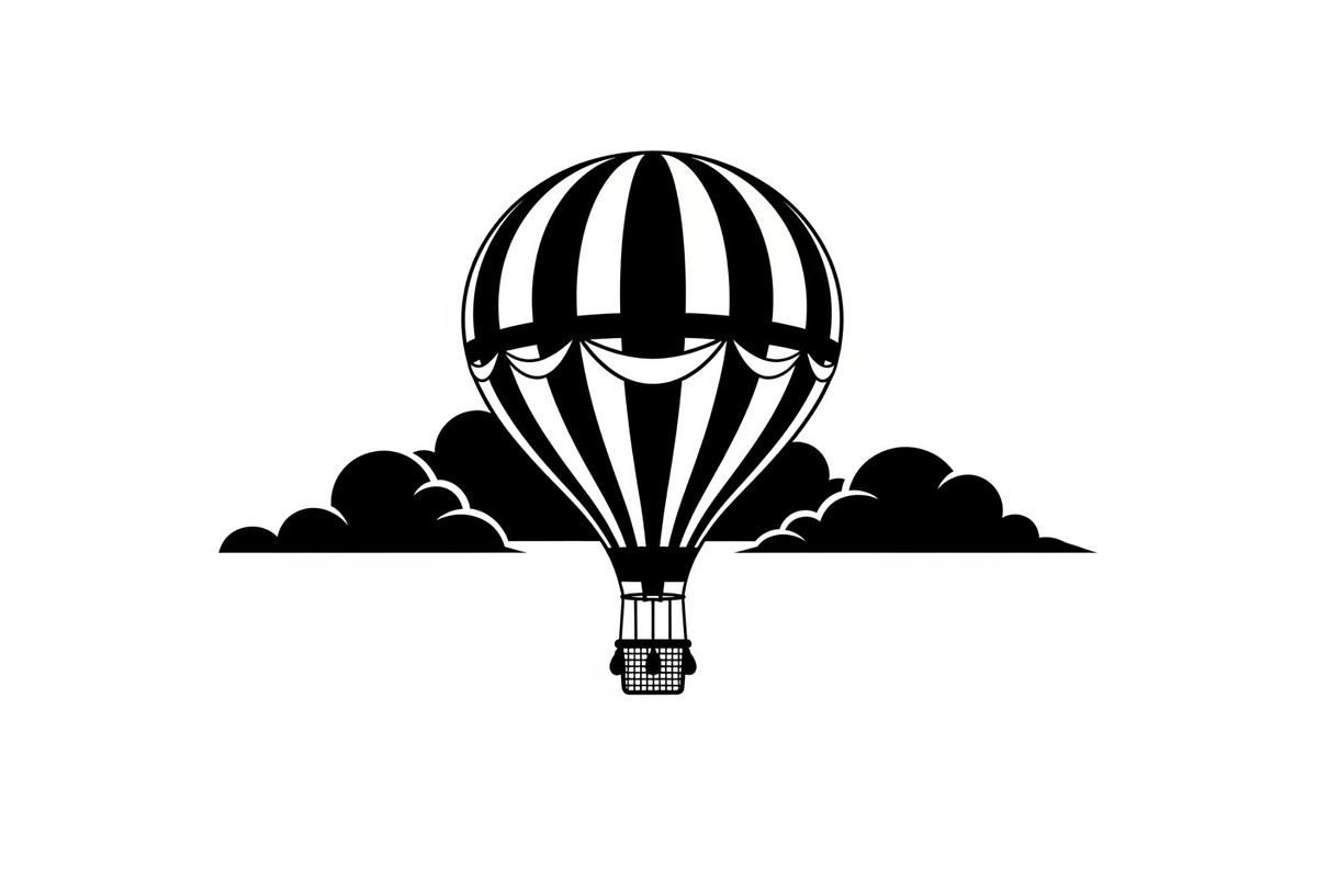 Hot Air Balloon Sky Bundle, an Illustration by yasushie (Photo 15 of 31)