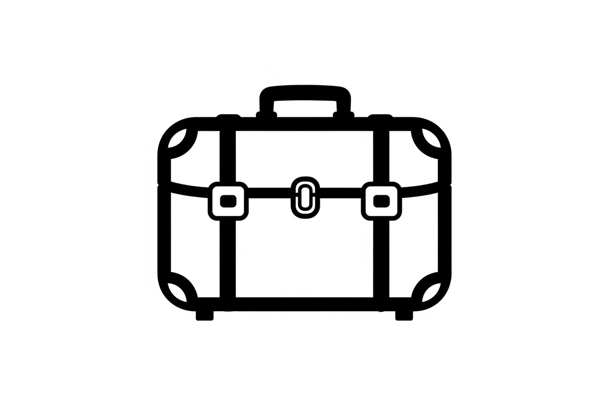 Vintage Suitcase Silhouette Bundle, an Illustration by Artivon (Photo 46 of 51)