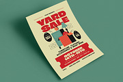 Retro Yard Sale Event Flyer, a Flyer Template by Guuver (Thumbnail 2 of 3)