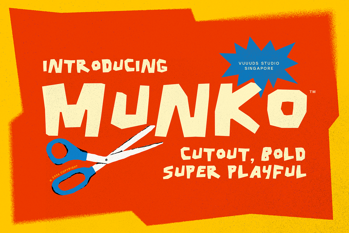 Munko, a Sans Serif Font by vuuuds (Photo 1 of 9)