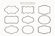 Fancy Frames &amp; Label Shapes, an Object Graphic by Summit Avenue ...