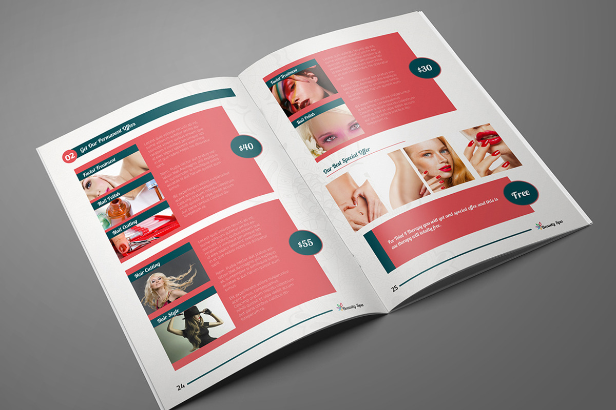 Beauty Spa Booklet Template 26, a Brochure Template by Layout Design