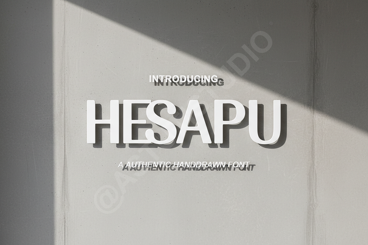 Hesapu | Modern Luxury Serif Typefac, a Font by Astuti Studio (Photo 1 of 16)