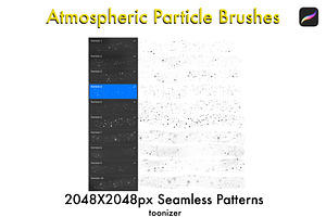 Atmospheric Particle Brushes