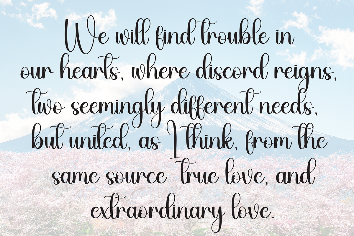 Wedding | Script Font, a Handwritten Font by Scratchones (Photo 6 of 9)