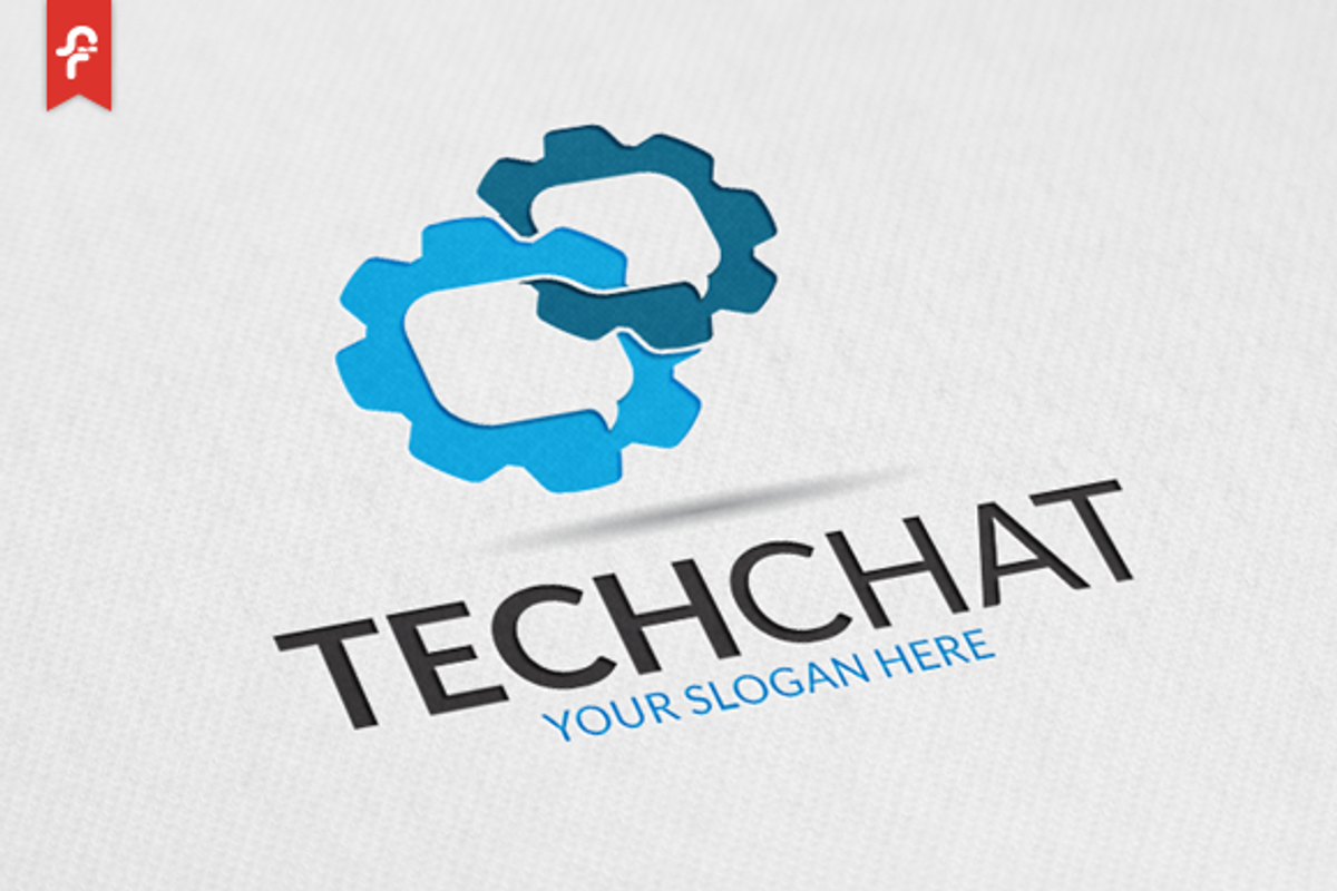 Tech Chat Logo, a Branding & Logo Template by ft.studio