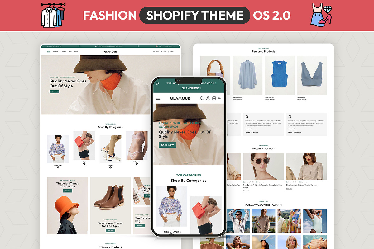 Fashion Shopify Theme, a Shopify Template by LogicGo Shopify Experts (Photo 1 of 7)