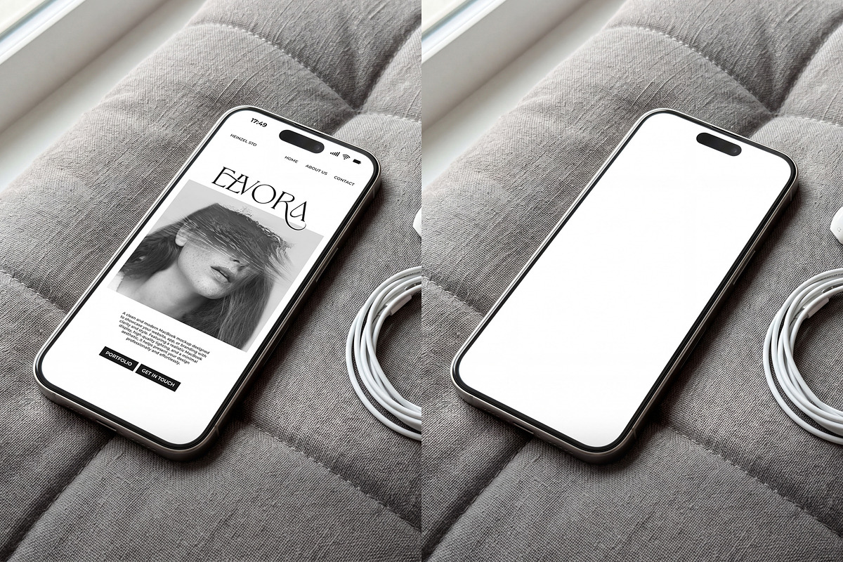 Elvora - iPhone Device Mockup, an iPhone Mockup by Heinzel Std Mockup (Photo 5 of 5)