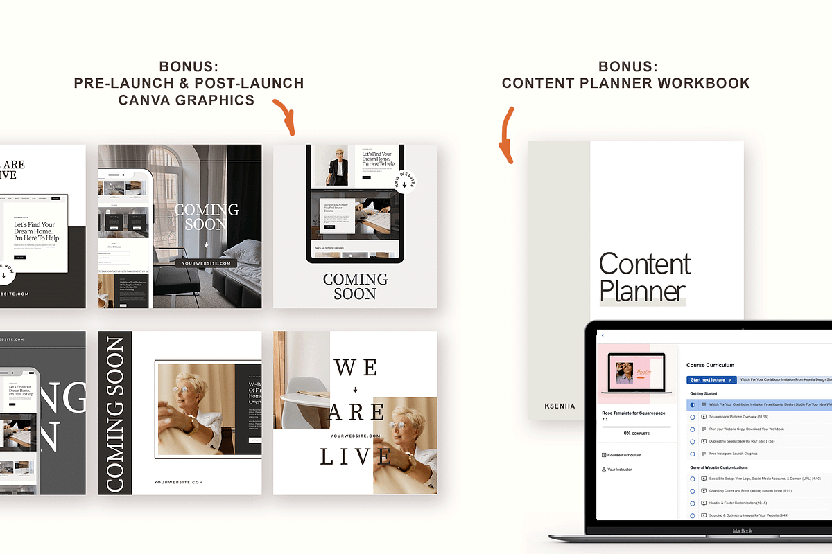 Real Estate Squarespace 7.1 Template, a Marketing Template by Kseniia_Design (Photo 5 of 9)