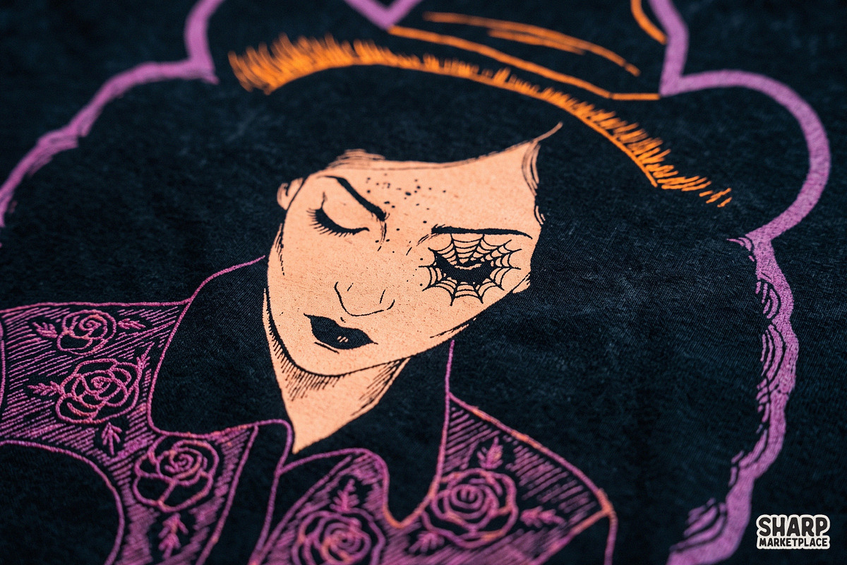 Spooky Cowgirl Portrait With, an Object Graphic by SharpMarketplace (Photo 4 of 4)